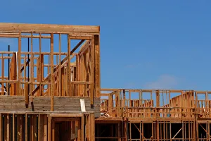 Development and construction continues on a large scale housing project of over 600 homes Development and construction continues on a large scale housing project of over 600 homes