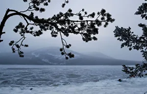 Frozen White Sea is seen outside the town of Kandalaksha in Murmansk region Frozen White Sea is seen outside the town of Kandalaksha in Murmansk region