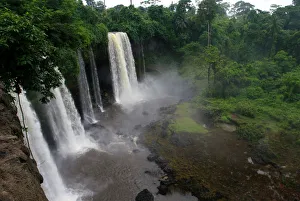 A general view of Ikom water-fall in Nigerias Delta region A general view of Ikom water-fall in Nigerias Delta region