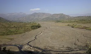 A general view shows a dried up river bed in Ethiopias northern Amhara region A general view shows a dried up river bed in Ethiopias northern Amhara region