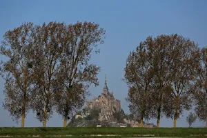 A general view shows the Mont Saint-Michel in the French western region of Normandy A general view shows the Mont Saint-Michel in the French western region of Normandy