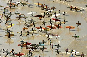 Guinness World Record for the highest number of riders on a single wave at Muizenberg Guinness World Record for the highest number of riders on a single wave at Muizenberg