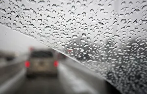 Ice is seen formed on a car window as sleet falls in the Staten Island borough of Ice is seen formed on a car window as sleet falls in the Staten Island borough of