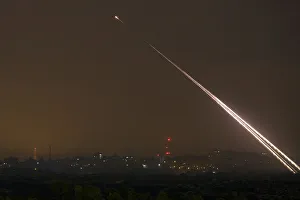 Israeli rocket is fired into the northern Gaza Strip Israeli rocket is fired into the northern Gaza Strip