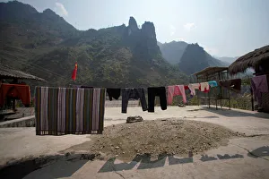 Laundry is seen at a villagers home in Nujiang Lisu Autonomous Prefecture in Yunnan Laundry is seen at a villagers home in Nujiang Lisu Autonomous Prefecture in Yunnan