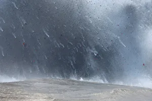 Lava flows into the Pacific Ocean southeast of Pahoa Lava flows into the Pacific Ocean southeast of Pahoa