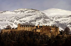 The Ochil hills are seen covered in snow behind Stirling Castle in Scotland January 18 The Ochil hills are seen covered in snow behind Stirling Castle in Scotland January 18