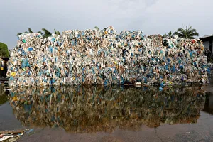 Plastic waste piled outside an illegal recycling factory in Jenjarom, Kuala Langat Plastic waste piled outside an illegal recycling factory in Jenjarom, Kuala Langat