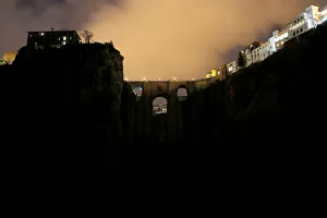 The Puente Nuevo (New Bridge) is seen during the Earth Hour in Ronda The Puente Nuevo (New Bridge) is seen during the Earth Hour in Ronda