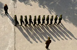 Recruits of Peoples Liberation of Army undergo training in Hefei Recruits of Peoples Liberation of Army undergo training in Hefei