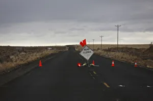 A roadblock near the headquarters of the Malheur National Wildlife Refuge outside Burns A roadblock near the headquarters of the Malheur National Wildlife Refuge outside Burns
