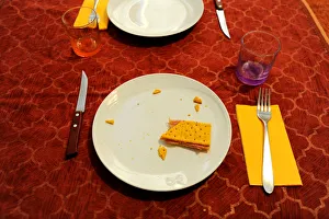 A snack is seen on the table of Carlo Spinazzis kitchen, in his illegally occupied A snack is seen on the table of Carlo Spinazzis kitchen, in his illegally occupied