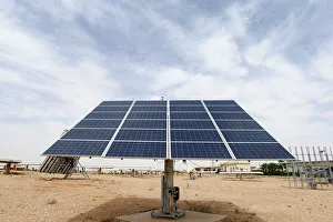 A solar plant is seen in Uyayna, north of Riyadh A solar plant is seen in Uyayna, north of Riyadh