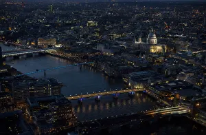 St. Pauls Cathedral is pictured from The View gallery at the Shard in London St. Pauls Cathedral is pictured from The View gallery at the Shard in London
