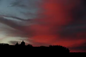 St. Pauls Cathedral is seen at sunset in the fortified medieval city of Mdina St. Pauls Cathedral is seen at sunset in the fortified medieval city of Mdina