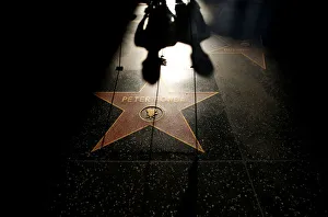 Star of late actor Peter Fonda on the Hollywood Walk of Fame in Los Angeles Star of late actor Peter Fonda on the Hollywood Walk of Fame in Los Angeles