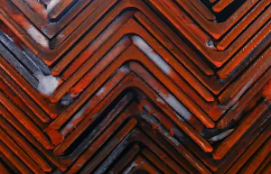 Steel angles are pictured at the Ariel Metal steel trader warehouse in Podolsk Steel angles are pictured at the Ariel Metal steel trader warehouse in Podolsk