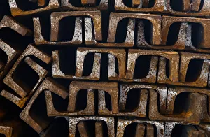 Steel channels are pictured at the Ariel Metal steel trader warehouse in Podolsk Steel channels are pictured at the Ariel Metal steel trader warehouse in Podolsk