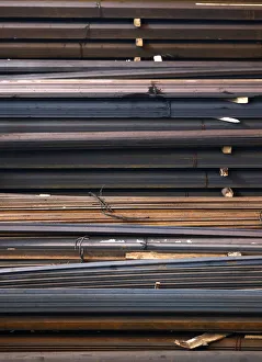 Steel strips are pictured at the Ariel Metal steel trader warehouse in Podolsk Steel strips are pictured at the Ariel Metal steel trader warehouse in Podolsk