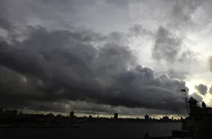Storm clouds are seen over the skyline of Havana Storm clouds are seen over the skyline of Havana