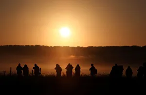 The sun rises as revellers welcome in the Summer Solstice at the Stonehenge stone circle The sun rises as revellers welcome in the Summer Solstice at the Stonehenge stone circle