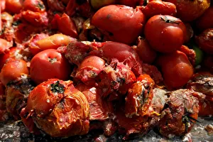 Tomatoes are seen during the Tomatina in Sutamarchan province in Boyaca Tomatoes are seen during the Tomatina in Sutamarchan province in Boyaca