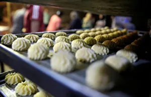 The traditional sweets Kahk are prepare ahead of the Eid al-Fitr festival The traditional sweets Kahk are prepare ahead of the Eid al-Fitr festival