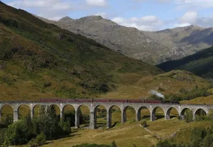 The Jacobite steam train Print