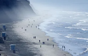 An unusually warm November day brings people to the Torrey Pines State Beach in San Diego An unusually warm November day brings people to the Torrey Pines State Beach in San Diego