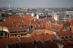 A view of Copenhagen is seen from the top of the Trinitatis Church A view of Copenhagen is seen from the top of the Trinitatis Church