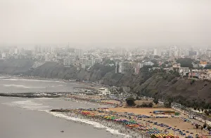 A view of Lima is seen from the top of Morro Solar hill in Limas district of Chorrillos A view of Lima is seen from the top of Morro Solar hill in Limas district of Chorrillos