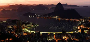 A view of the Sugar Loaf mountain, as the sun rises in Rio de Janeiro A view of the Sugar Loaf mountain, as the sun rises in Rio de Janeiro