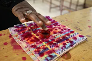 A voters finger is marked with ink at a polling station during the presidential A voters finger is marked with ink at a polling station during the presidential