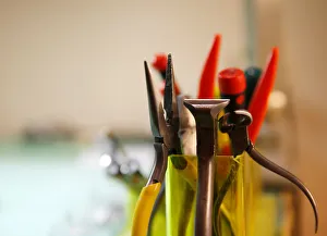Watchmakers tools are seen in his store in Vienna Watchmakers tools are seen in his store in Vienna