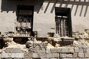 Windows of an old house are seen in the Darb al-Labbana hillside neighbourhood in Cairo Windows of an old house are seen in the Darb al-Labbana hillside neighbourhood in Cairo