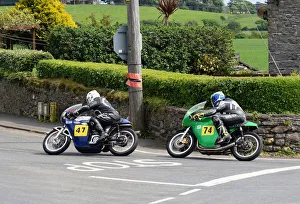 Alan Bud Jackson (Norton) and Dave Matravers (Paton) 2018 Pre TT Classic Alan Bud Jackson (Norton) and Dave Matravers (Paton) 2018 Pre TT Classic