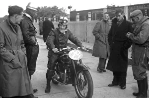 Alan Westfield (Triumph) 1948 Junior Clubman TT Alan Westfield (Triumph) 1948 Junior Clubman TT