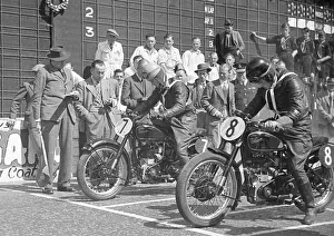 Arnold Henthorn & A G Crighton (Velocette) 1948 Lightweight Clubman TT Arnold Henthorn & A G Crighton (Velocette) 1948 Lightweight Clubman TT