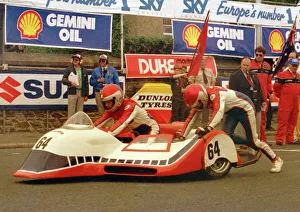 Barry Cubbon & Greg Mahon (Yamaha) 1988 Sidecar TT Barry Cubbon & Greg Mahon (Yamaha) 1988 Sidecar TT