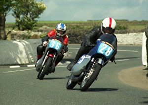 Bob Dowty (Suzuki) and Ken Edwards (Honda) 2000 Classic TT Bob Dowty (Suzuki) and Ken Edwards (Honda) 2000 Classic TT