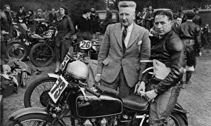 Charlie Brett and Jack Brett (Velocette) Cadwell Park Charlie Brett and Jack Brett (Velocette) Cadwell Park