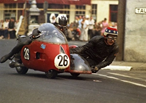 Charlie Freeman & Eddy Fletcher (Norton) 1970 500 Sidecar TT