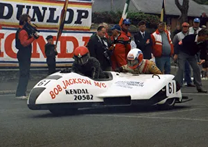 Colin Jacobs & Alan Bud Jackson (Kawasaki) 1989 Sidecar TT Colin Jacobs & Alan Bud Jackson (Kawasaki) 1989 Sidecar TT
