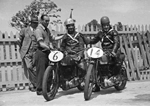 Bill Dehany & Monty Lockwood (Excelsior) 1948 Lightweight Clubman TT Bill Dehany & Monty Lockwood (Excelsior) 1948 Lightweight Clubman TT