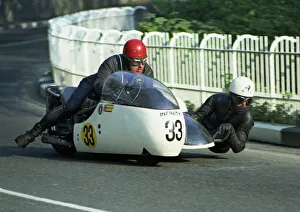 Dennis Keen & M E Wotherspoon (Triumph) 1969 750 Sidecar TT Dennis Keen & M E Wotherspoon (Triumph) 1969 750 Sidecar TT