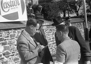 Douglas Bader, The flying ace, 1957 Manx Grand Prix Douglas Bader, The flying ace, 1957 Manx Grand Prix