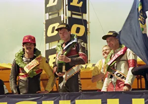 Eddie Laycock and Steve Hislop and Bob Heath 1987 Formula Two TT Eddie Laycock and Steve Hislop and Bob Heath 1987 Formula Two TT