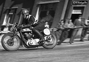 Eric Unwin (BSA) 1957 Junior Manx Grand Prix Eric Unwin (BSA) 1957 Junior Manx Grand Prix