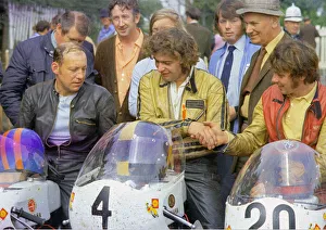 Ernie Johnson (Yamaha) Phil Carpenter (Yamaha) and Danny Shimmin (Yamaha) 1972 Lightweight Manx Grand Prix Ernie Johnson (Yamaha) Phil Carpenter (Yamaha) and Danny Shimmin (Yamaha) 1972 Lightweight Manx Grand Prix