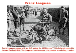 Motorcycle Racing Heritage Prints: EX 1925 Longman